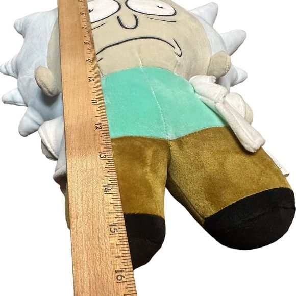 Rick and Morty Adult Swim Stuffed Animal Plush Ideen Large 16” Rare HTF Style - Picture 3 of 9